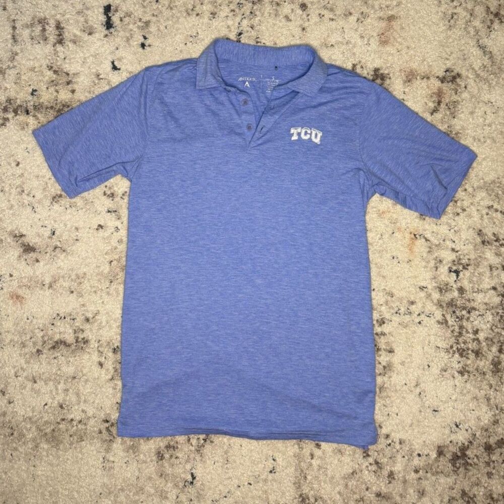 Antigua TCU Horned Frogs Polo